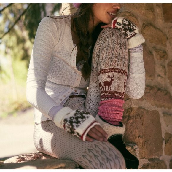 🆕 FREE PEOPLE First Frost Fairisle Gloves / Ivory
NWT OS - Picture 7 of 8